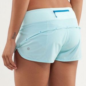 Lululemon speed shorts